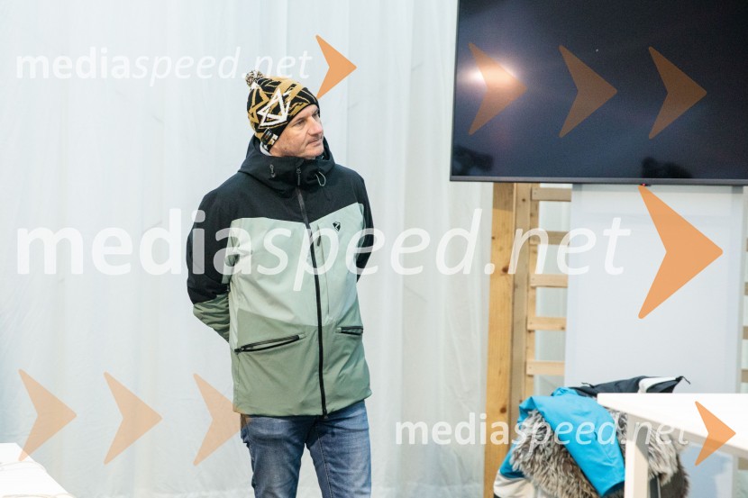  Tomi Trbovc, PR, Smučarska zveza SlovenijeNovinarska konferenca OK Kranjska Gora ob robu FIS snežne kontrole