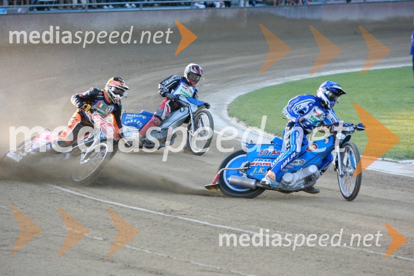 Mattia Carpanese, Italija, Marko Vlah, Hrvaška in Luboš Tomiček, ČeškaSPEEDWAY, EP polfinale
