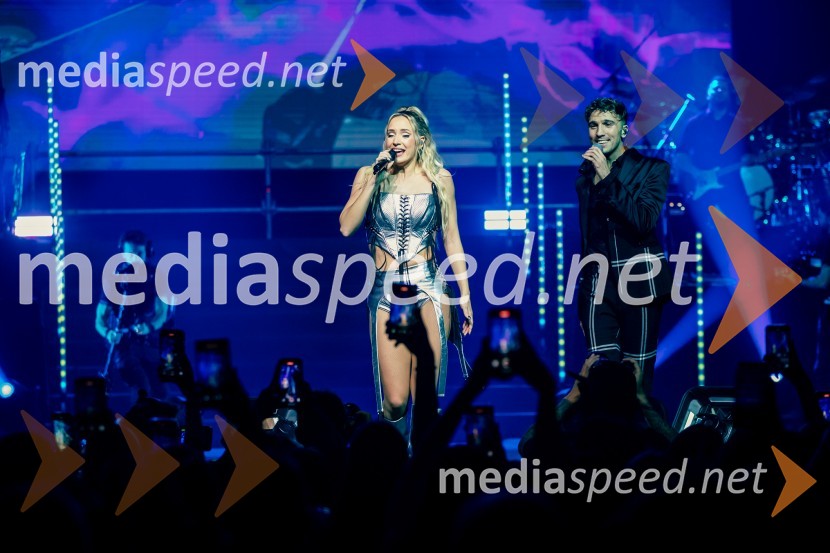  Ines Erbus, pevka;  David Amaro, pevecInes Erbus, veliki koncert z gosti ob 10. obletnici