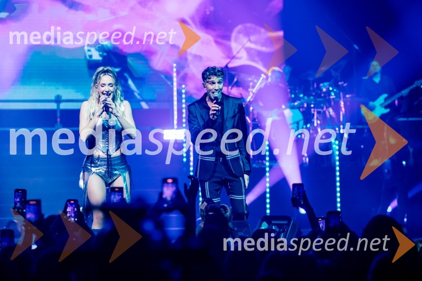  Ines Erbus, pevka;  David Amaro, pevecInes Erbus, veliki koncert z gosti ob 10. obletnici