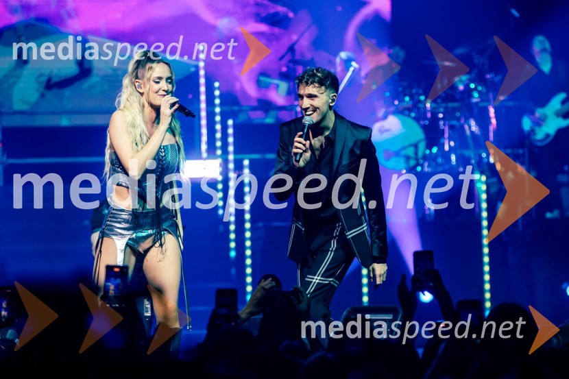  Ines Erbus, pevka;  David Amaro, pevecInes Erbus, veliki koncert z gosti ob 10. obletnici