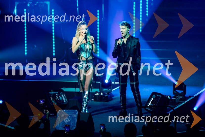  Ines Erbus, pevka;  David Amaro, pevecInes Erbus, veliki koncert z gosti ob 10. obletnici