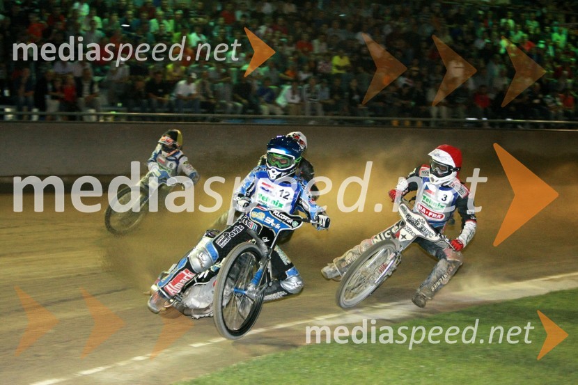 Tomasz Rempala, Poljska, Jurica Pavlic, Hrvaška in Matej Kus, ČeškaSPEEDWAY, EP polfinale