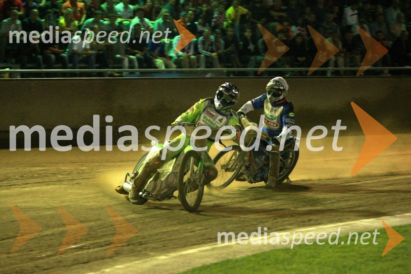 Maks Gregorič, Slovenija in Vladimir Dubinin, RusijaSPEEDWAY, EP polfinale