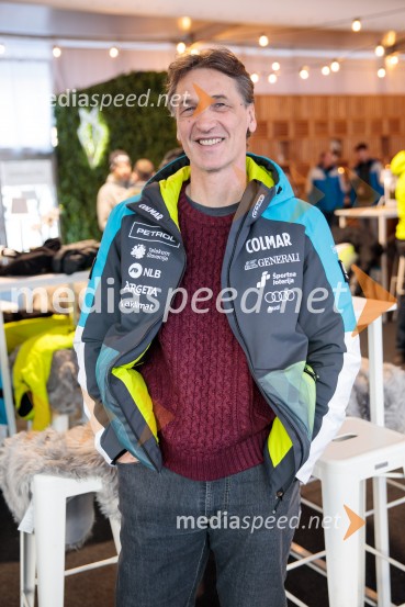 Novinarska konferenca slovenske smučarske reprezentance pred žensko tekmo svetovnega pokala