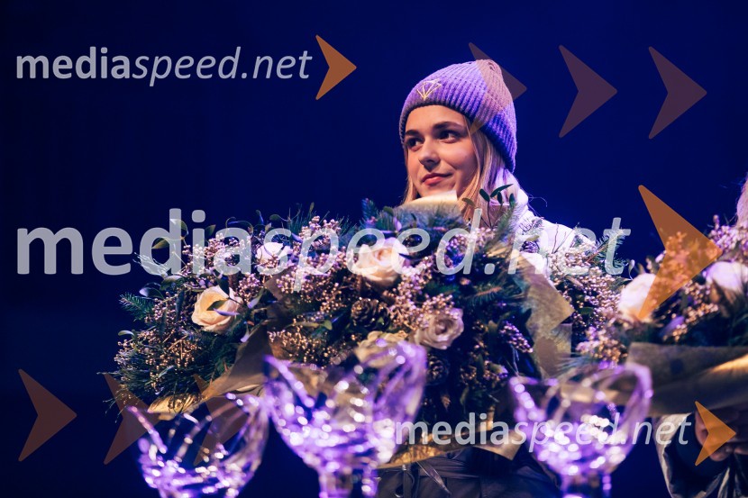 Sobotna podelitev in žreb, Svetovni pokal v alpskem smučanju za ženske Kranjska Gora 2025