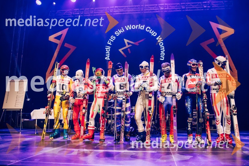 Sobotna podelitev in žreb, Svetovni pokal v alpskem smučanju za ženske Kranjska Gora 2025