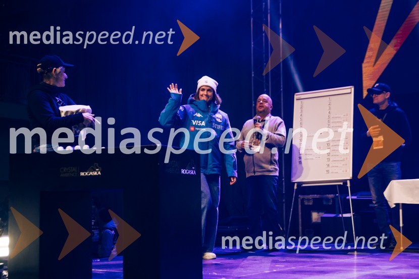  Paula Moltzan, smučarka (Amerika)Sobotna podelitev in žreb, Svetovni pokal v alpskem smučanju za ženske Kranjska Gora 2025