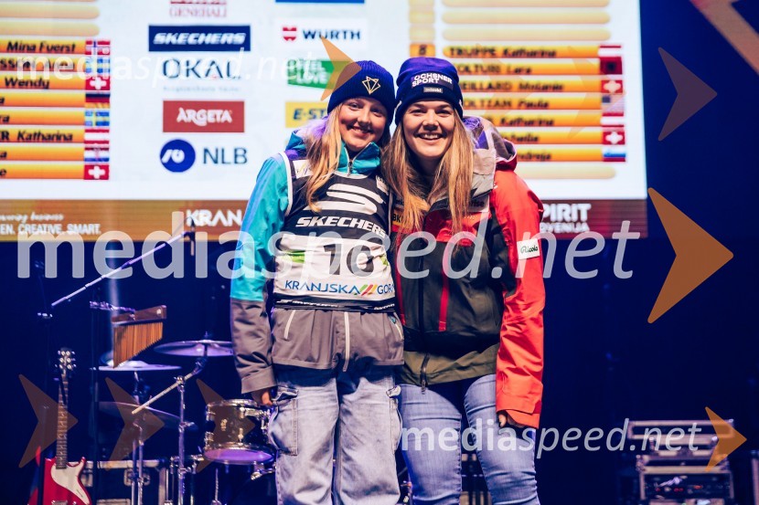  ... ;  Melanie Meillard, smučarka (Švica)Sobotna podelitev in žreb, Svetovni pokal v alpskem smučanju za ženske Kranjska Gora 2025