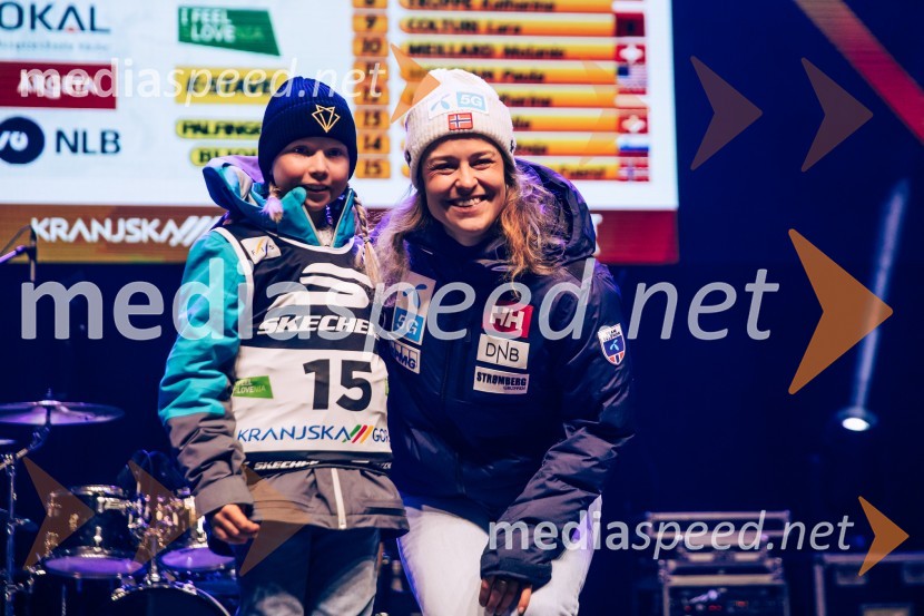  ... ;  Mina Fuerst Holtmann, smučarka (Norveška)Sobotna podelitev in žreb, Svetovni pokal v alpskem smučanju za ženske Kranjska Gora 2025