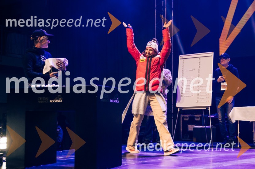  Wendy Holdener, smučarka (Švica)Sobotna podelitev in žreb, Svetovni pokal v alpskem smučanju za ženske Kranjska Gora 2025