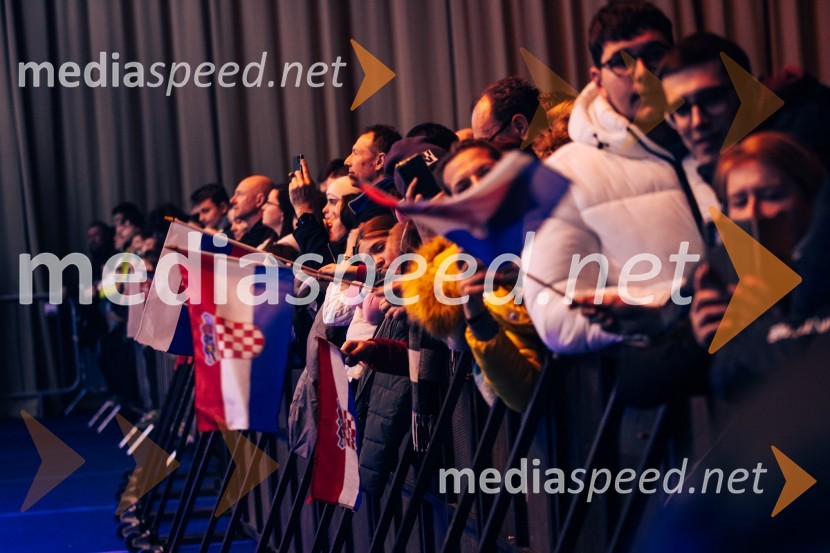 Sobotna podelitev in žreb, Svetovni pokal v alpskem smučanju za ženske Kranjska Gora 2025