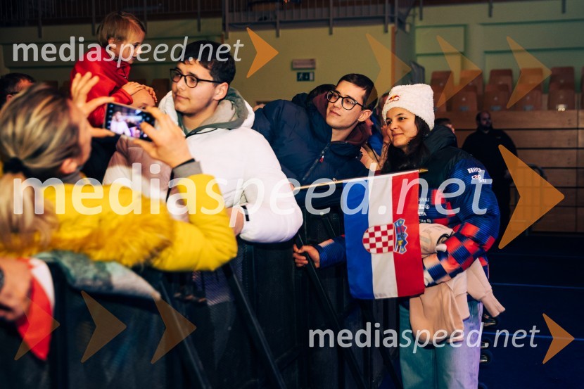  ... ;  ... ;  Zrinka Ljutić, smučarka (Hrvaška)Sobotna podelitev in žreb, Svetovni pokal v alpskem smučanju za ženske Kranjska Gora 2025