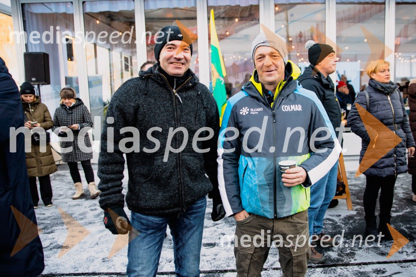  ... ; dr. Jurij  Žurej, nekdanji direktor Smučarske zveze SlovenijeSvetovni pokal v alpskem smučanju za ženske Kranjska Gora 2025, VIP druženje sobota