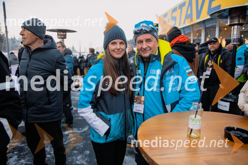  Melanja Korošec, podpredsednica SZS, podpredsednica skupine KJK Sports;  ... Svetovni pokal v alpskem smučanju za ženske Kranjska Gora 2025, VIP druženje sobota