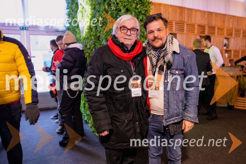  Lado  Leskovar, pevec in ambasador Unicef;  ... Svetovni pokal v alpskem smučanju za ženske Kranjska Gora 2025, VIP druženje sobota