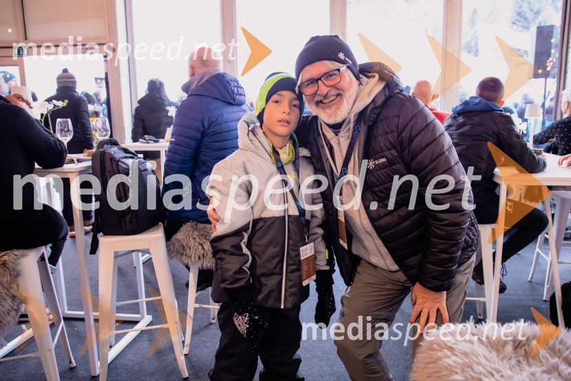  Leo Webra Jakič;  Roman Jakič, nekdanji slovenski obrambni minister; vodja reprezentance, Smučanje invalidovSvetovni pokal v alpskem smučanju za ženske Kranjska Gora 2025, VIP druženje sobota