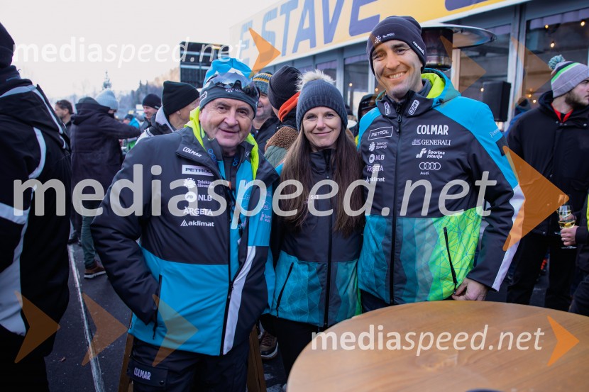  ... ;  Melanja Korošec, podpredsednica SZS, podpredsednica skupine KJK Sports;  Jožko Križan, strateg v športnem marketingu, Smučarska zveza SlovenijeSvetovni pokal v alpskem smučanju za ženske Kranjska Gora 2025, VIP druženje sobota