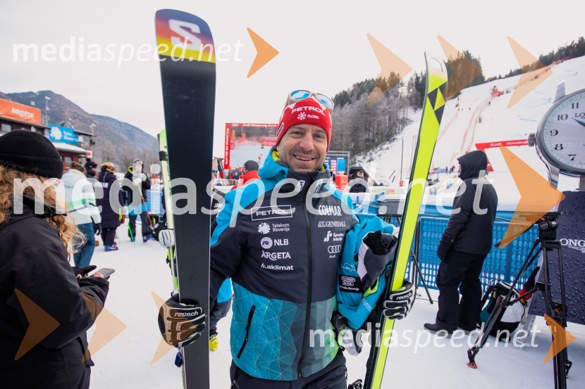  Rene  Mlekuž, nekdanji smučar, organizator Grubinega memorialaSvetovni pokal v alpskem smučanju za ženske Kranjska Gora 2025, VIP druženje sobota