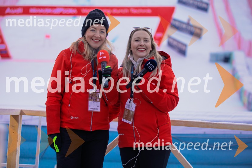  Anja Hlača Ferjančič, novinarka, RTV;  ... Svetovni pokal v alpskem smučanju za ženske Kranjska Gora 2025, VIP druženje sobota