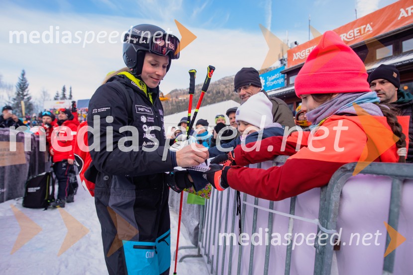  Ana Bucik Jogan, smučarka;  ... Svetovni pokal v alpskem smučanju za ženske Kranjska Gora 2025, VIP druženje sobota