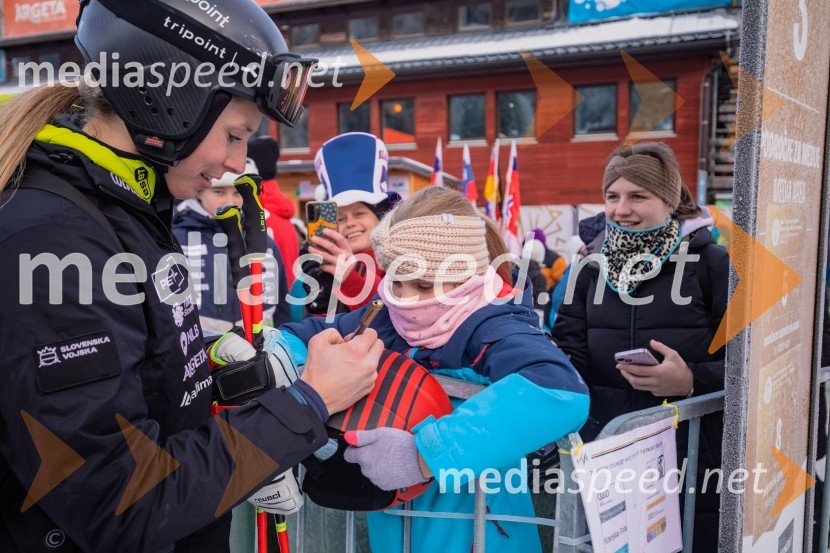  Ana Bucik Jogan, smučarka;  ... Svetovni pokal v alpskem smučanju za ženske Kranjska Gora 2025, VIP druženje sobota