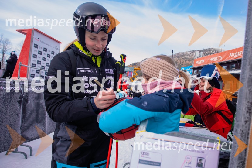  Ana Bucik Jogan, smučarka;  ... Svetovni pokal v alpskem smučanju za ženske Kranjska Gora 2025, VIP druženje sobota