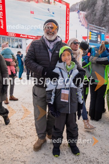  Roman Jakič, nekdanji slovenski obrambni minister; vodja reprezentance, Smučanje invalidov;  Leo Webra JakičSvetovni pokal v alpskem smučanju za ženske Kranjska Gora 2025, VIP druženje sobota