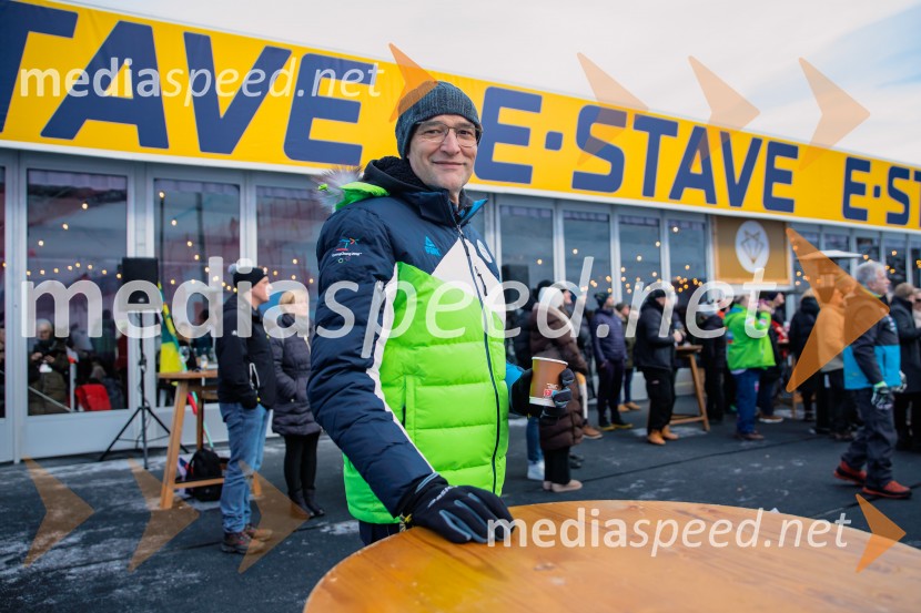  Aleksander Salkič, Pošta SlovenijeSvetovni pokal v alpskem smučanju za ženske Kranjska Gora 2025, VIP druženje sobota
