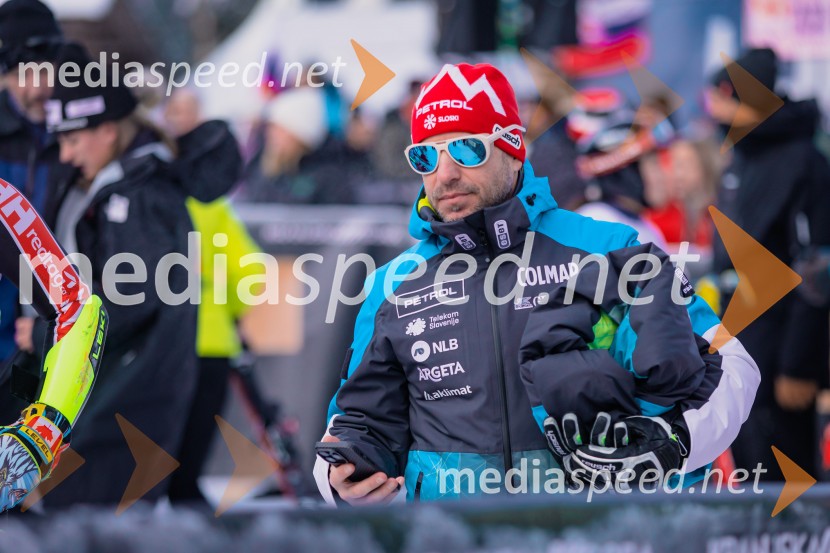  Rene  Mlekuž, nekdanji smučar, organizator Grubinega memorialaSvetovni pokal v alpskem smučanju za ženske Kranjska Gora 2025, VIP druženje sobota