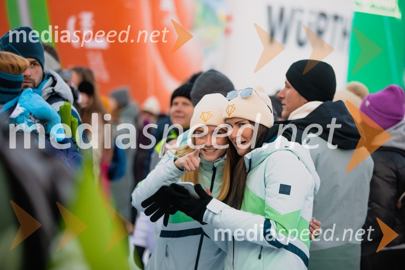  Janja Junež;  Nuša Rakovec, Zavod SLOSKISvetovni pokal v alpskem smučanju za ženske Kranjska Gora 2025, VIP druženje sobota