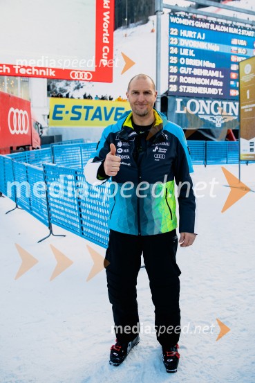  Andrej  Šporn, nekdanji smučarSvetovni pokal v alpskem smučanju za ženske Kranjska Gora 2025, VIP druženje sobota