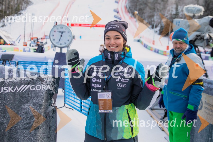  Caterina Sinigoi, smučarkaSvetovni pokal v alpskem smučanju za ženske Kranjska Gora 2025, VIP druženje sobota