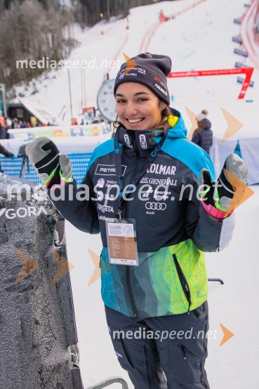  Caterina Sinigoi, smučarkaSvetovni pokal v alpskem smučanju za ženske Kranjska Gora 2025, VIP druženje sobota