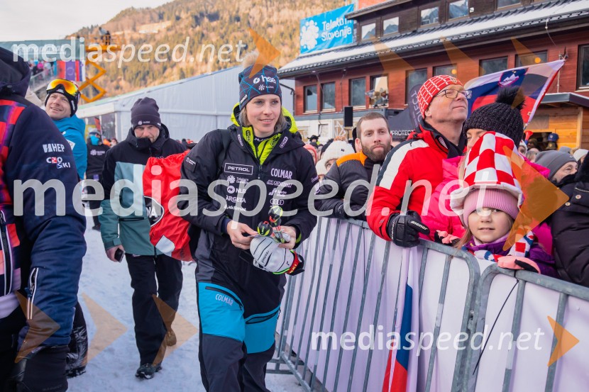  Ana Bucik Jogan, smučarkaSvetovni pokal v alpskem smučanju za ženske Kranjska Gora 2025, VIP druženje sobota