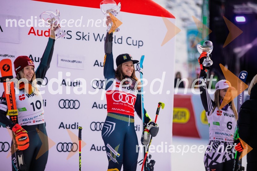  Lara Colturi, smučarka (Albanija);  Sara Hector, smučarka (Švedska);  Alice Robinson, smučarka (Novazelendija)Svetovni pokal v alpskem smučanju za ženske Kranjska Gora 2025, VIP druženje sobota