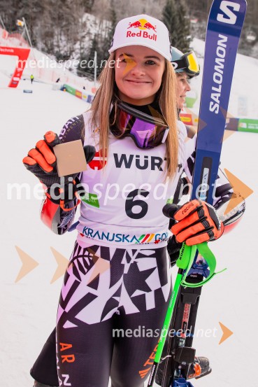  Alice Robinson, smučarka (Novazelendija)Svetovni pokal v alpskem smučanju za ženske Kranjska Gora 2025, VIP druženje sobota