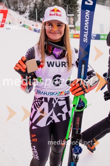  Alice Robinson, smučarka (Novazelendija)Svetovni pokal v alpskem smučanju za ženske Kranjska Gora 2025, VIP druženje sobota