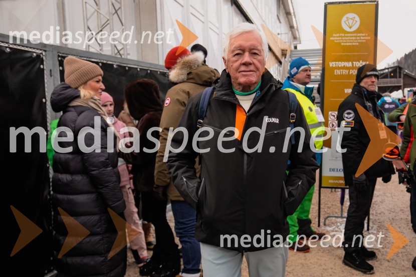  Tone Vogrinec, športni in smučarski funkcionarSvetovni pokal v alpskem smučanju za ženske Kranjska Gora 2025, VIP druženje sobota