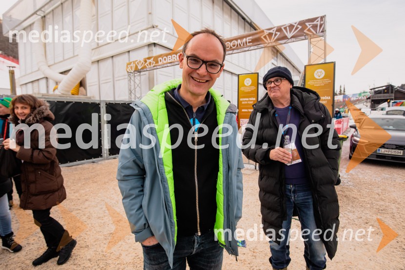  Anže Logar, predsednik stranke Demokrati, poslanec Državnega zbora Republike SlovenijeSvetovni pokal v alpskem smučanju za ženske Kranjska Gora 2025, VIP druženje sobota