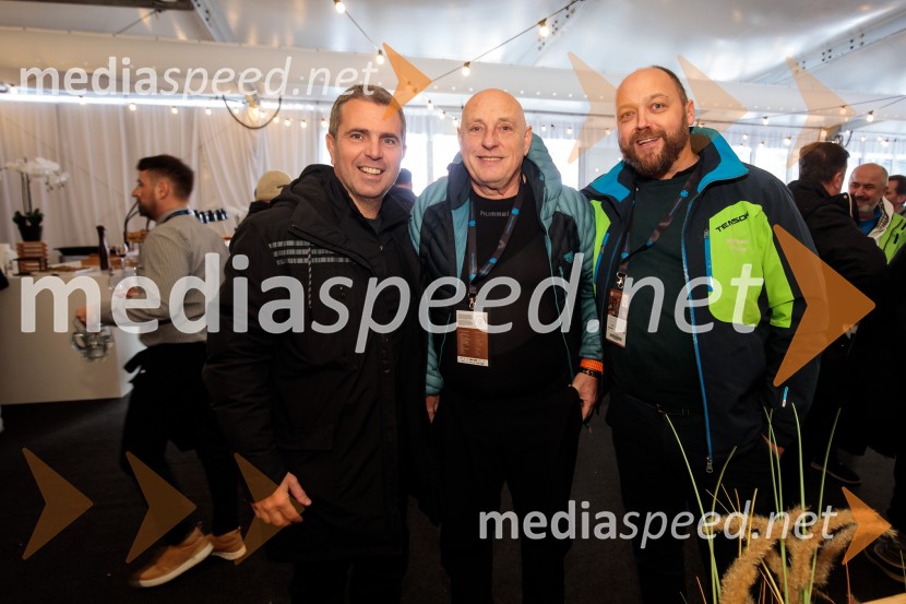  Tomaž Jontes, nekdanji predsednik, Olimpijski komite Slovenije;  ... ;  Boštjan Gorjup, pred. Gospodarske zbornice RS, nekdanji direktor podjetja BSH Hišni aparati NazarjeSvetovni pokal v alpskem smučanju za ženske Kranjska Gora 2025, VIP druženje sobota