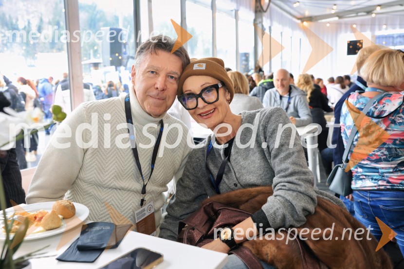  Damijan Terpin, odvetnik, Tina Maze;  ... Svetovni pokal v alpskem smučanju za ženske Kranjska Gora 2025, VIP druženje nedelja
