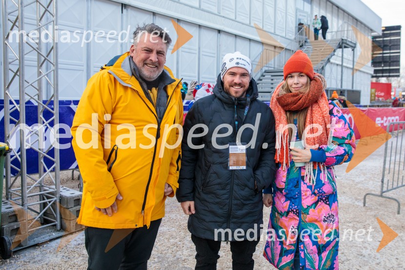  Borut Hrobat;  Miha Hrobat, alpski smučar;   Lana PetekSvetovni pokal v alpskem smučanju za ženske Kranjska Gora 2025, VIP druženje nedelja