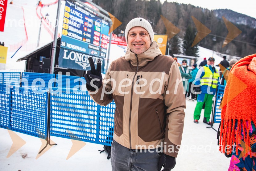  Jure Košir, nekdanji smučarSvetovni pokal v alpskem smučanju za ženske Kranjska Gora 2025, VIP druženje nedelja