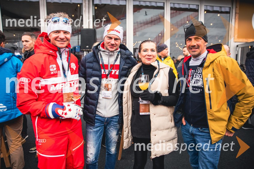  Matjaž Tičar, lastnik Hotela Triangel in trgovin Topdom;  ... ;  ... ;  ... Svetovni pokal v alpskem smučanju za ženske Kranjska Gora 2025, VIP druženje nedelja