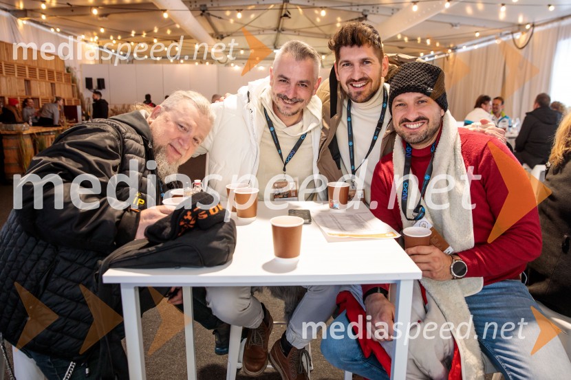  ... ;  Miha Hercog;  Miha Novak, skupina Čuki;  Miha Novak, skupina ČukiSvetovni pokal v alpskem smučanju za ženske Kranjska Gora 2025, VIP druženje nedelja