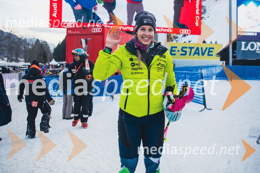  Nika Tomšič, smučarkaSvetovni pokal v alpskem smučanju za ženske Kranjska Gora 2025, slalom