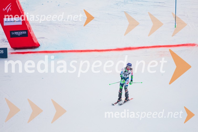  Andreja  Slokar, smučarkaSvetovni pokal v alpskem smučanju za ženske Kranjska Gora 2025, slalom