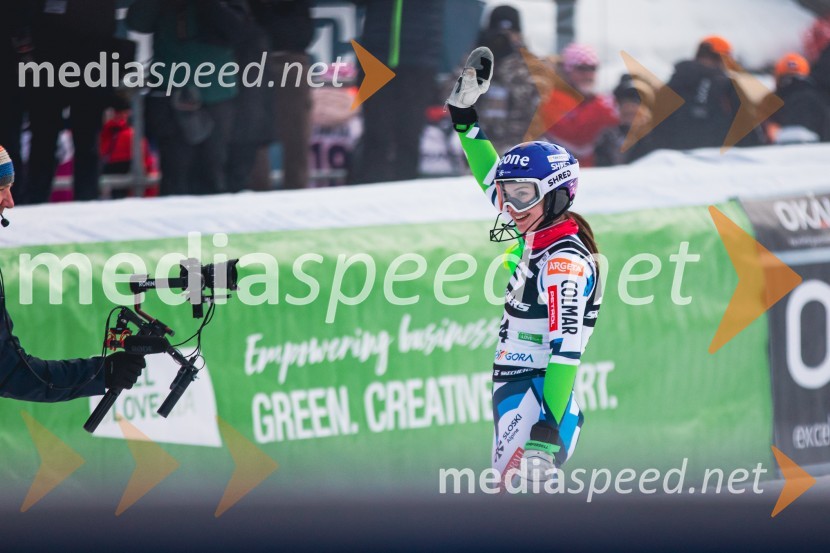  Andreja  Slokar, smučarkaSvetovni pokal v alpskem smučanju za ženske Kranjska Gora 2025, slalom