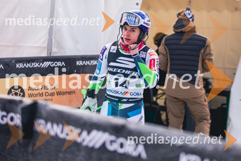  Andreja  Slokar, smučarkaSvetovni pokal v alpskem smučanju za ženske Kranjska Gora 2025, slalom